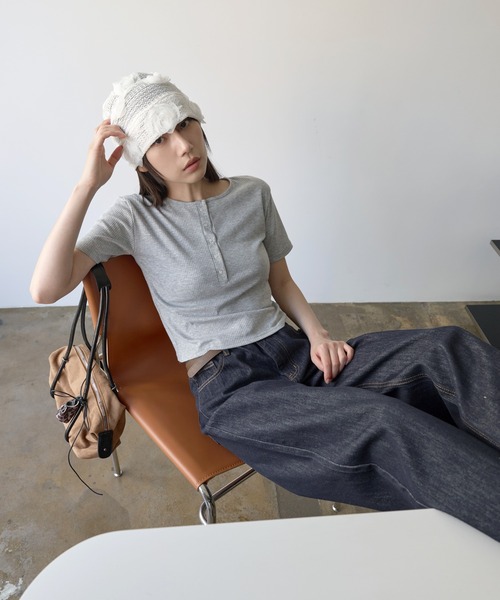 UNE MANSION（ユヌマンション）の「シースルーフラワービーニー（キャップ・レディース・ブラック/ホワイト・ONE SIZE）」の22枚目の写真