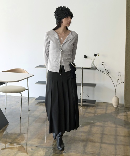 UNE MANSION（ユヌマンション）の「シースルーフラワービーニー（キャップ・レディース・ブラック/ホワイト・ONE SIZE）」の17枚目の写真