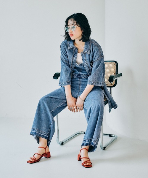 レプシィムLEPSIM☺︎デニムカバーオール　新品未使用 LEPSIM｜デニムカバーオール | Rakuten Fashion(楽天