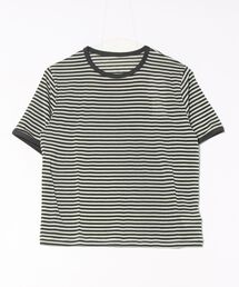 STYLEBLOCK | シアーボーダークルーネックTシャツ(Tシャツ/カットソー)