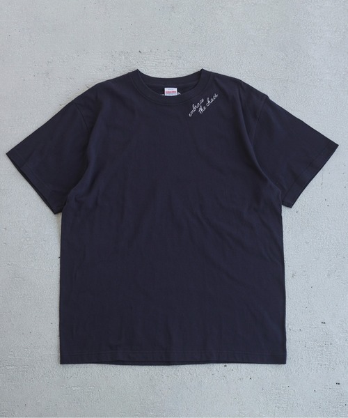 ANGIE(アンジー)の「刺繍 ロゴ Tシャツ (半袖)(Tシャツ/カットソー・レディース・ネイビー/ホワイト/ダークブラウン/ライトベージュ・MEDIUM/LARGE)」の14枚目の写真
