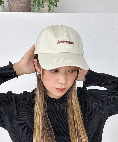 Burner（バーナー）の「【OKUOKU　0909】ロゴ入り ベースボール キャップ oku-bosi-g2-9（キャップ・メンズ・ベージュ系その他/ブラック系その他/ブラック系その他2/ブラック系その他4/ブラック系その他6/ブラウン系その他2/ブラウン系その他6/ベージュ系その他2/ベージュ系その他3/ベージュ系その他4/グリーン系その他3/イエロー系その他3/レッド系その他2/ホワイト系その他/ネイビー系2/ホワイト/ピンク/ピンク系その他7/パープル/ブラック系その他7/ベージュ系その他7/ブラック/ホワイト系その他7/グレー/ブルー系その他7/ネイビー系7/ピンク系その他4/ブラック系その他5/ベージュ系その他5/ブラウン系その他5・FREE）」の2枚目の写真