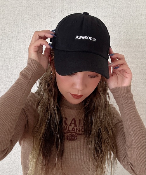 Burner（バーナー）の「【OKUOKU　0909】ロゴ入り ベースボール キャップ oku-bosi-g2-9（キャップ・メンズ・ベージュ系その他/ブラック系その他/ブラック系その他2/ブラック系その他4/ブラック系その他6/ブラウン系その他2/ブラウン系その他6/ベージュ系その他2/ベージュ系その他3/ベージュ系その他4/グリーン系その他3/イエロー系その他3/レッド系その他2/ホワイト系その他/ネイビー系2/ホワイト/ピンク/ピンク系その他7/パープル/ブラック系その他7/ベージュ系その他7/ブラック/ホワイト系その他7/グレー/ブルー系その他7/ネイビー系7/ピンク系その他4/ブラック系その他5/ベージュ系その他5/ブラウン系その他5・FREE）」の4枚目の写真