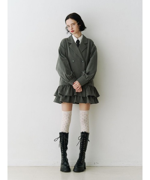 jouetie ストレッチレースアップロングブーツ ブラック 箱付き jouetie ストレッチレースアップロングブーツ ブラック 箱付き