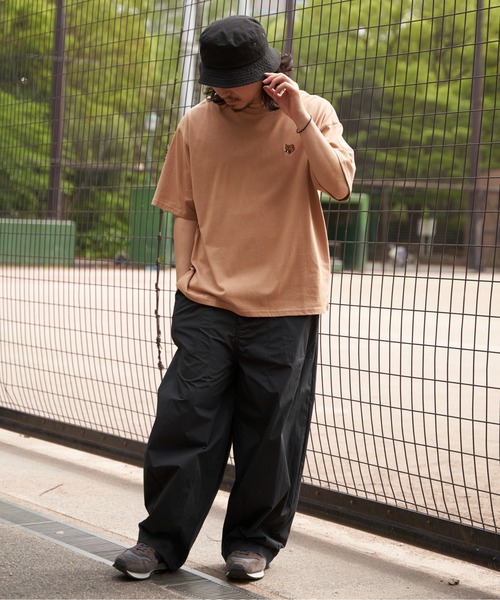 NO NEED（ノーニード）の「トラ刺繍Tシャツ（Tシャツ/カットソー・メンズ・ホワイト/ブラック/ベージュ・M/L）」の9枚目の写真