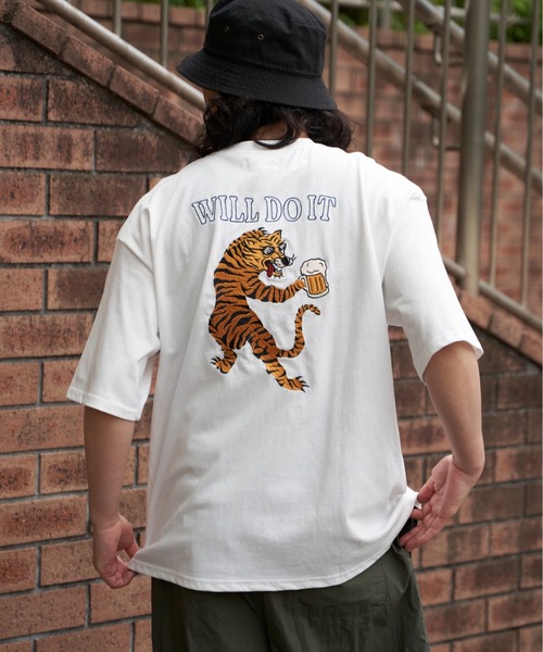 セール】トラ刺繍Tシャツ（Tシャツ/カットソー）｜NO NEED（ノーニード