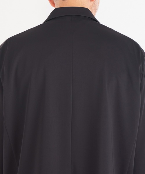 THE TOKYO（ザトウキョウ）の「【THE TOKYO/ザトウキョウ】Light Matte Stretch Jersey Double Jacket（テーラードジャケット・メンズ・ブラック/ダークグリーン・48/46/44）」の10枚目の写真