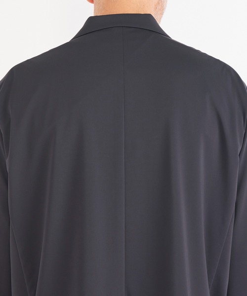 THE TOKYO（ザトウキョウ）の「【THE TOKYO/ザトウキョウ】Light Matte Stretch Jersey Double Jacket（テーラードジャケット・メンズ・ブラック/ダークグリーン・48/46/44）」の20枚目の写真