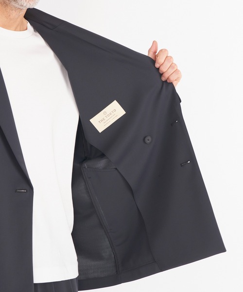 ★Max&Co★アウトレット★ステッチディテールレザージャケット♪ THE TOKYO/ザトウキョウ】Light Matte Stretch Jersey Double