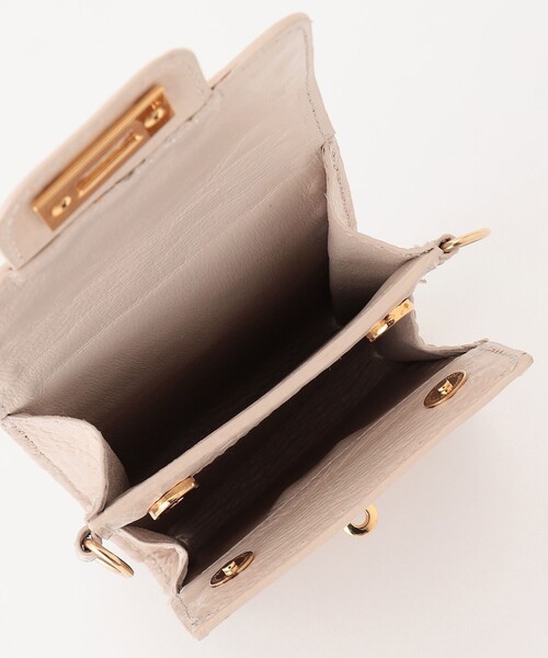 CARVING TRIBES(カービングトライブス)の「ChainMiniBag(ショルダーバッグ・レディース・シルバー/ボルドー/ブラウン系その他/ベージュ系その他/ブラック・FREE)」の8枚目の写真