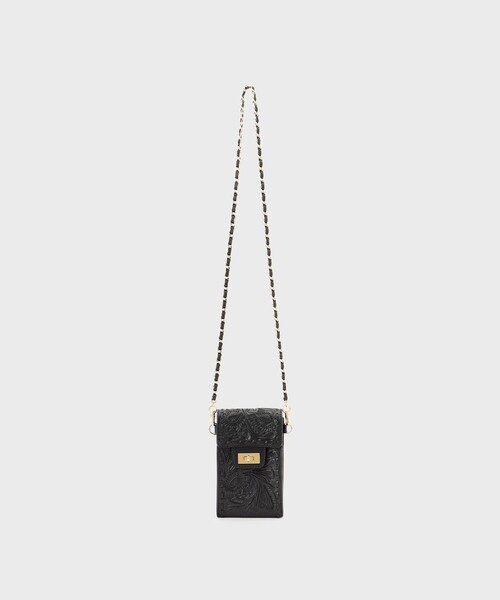 CARVING TRIBES(カービングトライブス)の「ChainMiniBag(ショルダーバッグ・レディース・シルバー/ボルドー/ブラウン系その他/ベージュ系その他/ブラック・FREE)」の16枚目の写真