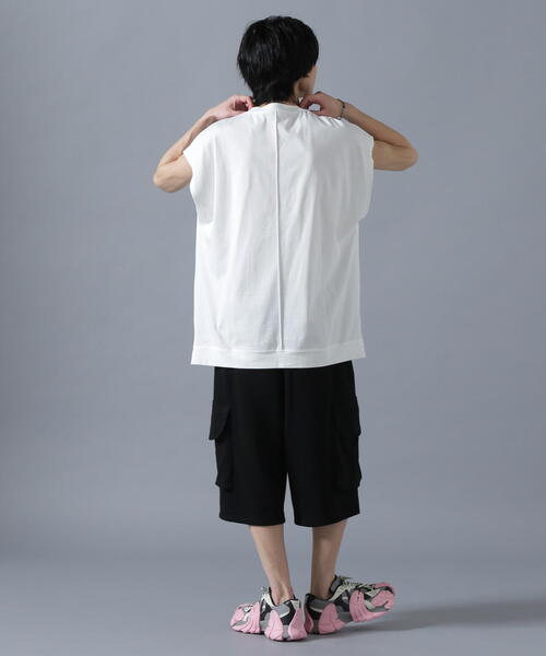 DANKE SCHON（ダンケシェーン）の「DankeSchon/ダンケシェーン/SEAM CYT NOSLEEVES（タンクトップ・メンズ・ブラック/ホワイト・M/L）」の17枚目の写真