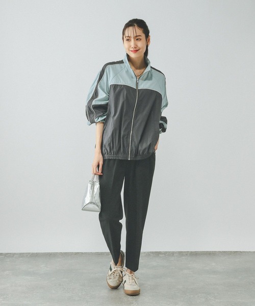 GLOBAL WORK（グローバルワーク）の「ウツクシルエットDRYテーパードパンツ/289056（その他パンツ・レディース・ブルー/ブラック/アイボリー/ライトグレー/ネイビー/モカ/ライトグレー系5・X-SMALL/SMALL/MEDIUM/LARGE/X-LARGE/XX-LARGE）」の22枚目の写真