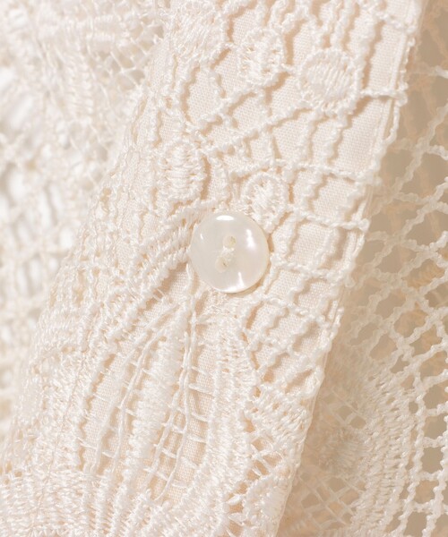 BEAMS HEART（ビームスハート）の「レース ブラウス（シャツ/ブラウス・レディース・ホワイト系その他5/チャコールグレー/オレンジ・FREE）」の17枚目の写真