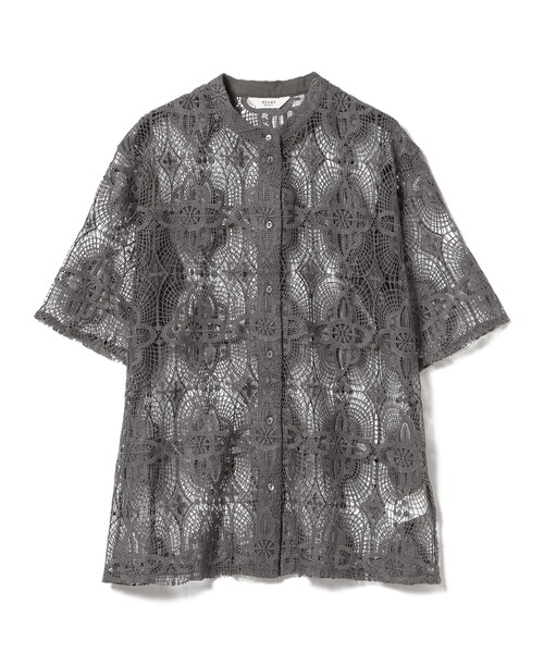 BEAMS HEART（ビームスハート）の「レース ブラウス（シャツ/ブラウス・レディース・ホワイト系その他5/チャコールグレー/オレンジ・FREE）」の18枚目の写真