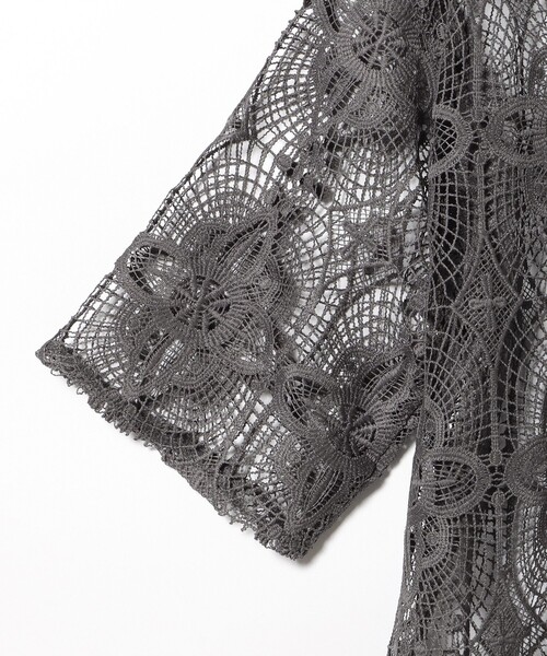 BEAMS HEART（ビームスハート）の「レース ブラウス（シャツ/ブラウス・レディース・ホワイト系その他5/チャコールグレー/オレンジ・FREE）」の20枚目の写真