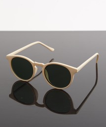 Revo. | ボストン型 フラットレンズ サングラス カラーレンズ クリアフレーム UVカット(サングラス)