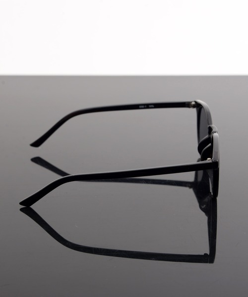 Revo.（レボ）の「ボストン型 フラットレンズ サングラス カラーレンズ クリアフレーム UVカット（サングラス・レディース・ブラウン/アイボリー/ブラック/ブラック×グリーン/ブラック×ブルー/ブラック×ピンク/クリアイエロー/ブラック×グレー・FREE）」の10枚目の写真