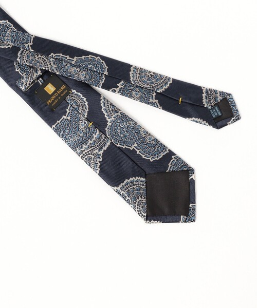 BEAMS F(ビームスエフ)の「FRANCO BASSI / シルク ペイズリー ネクタイ(ネクタイ・メンズ・ネイビー/ブラウン・ONE SIZE)」の6枚目の写真