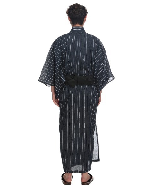 浴衣　帯　下駄　巾着　セット THE CASUAL 浴衣 浴衣5点セット 帯 下駄 扇子 巾着 男性浴衣