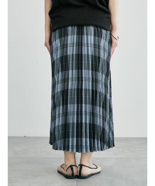 Lugnoncure（ルノンキュール）の「【選べる着丈】無地/柄アソートプリーツスカート（スカート・レディース・ブラウン/ブラック/チャコールグレー/グレー・ﾌﾘｰ(M)/ﾌﾘｰ(L)）」の13枚目の写真