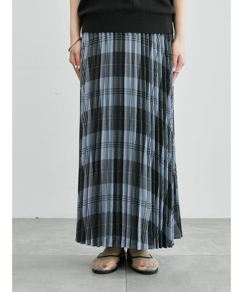 Lugnoncure（ルノンキュール）の「【選べる着丈】無地/柄アソートプリーツスカート（スカート・レディース・ブラウン/ブラック/チャコールグレー/グレー・ﾌﾘｰ(M)/ﾌﾘｰ(L)）」の14枚目の写真