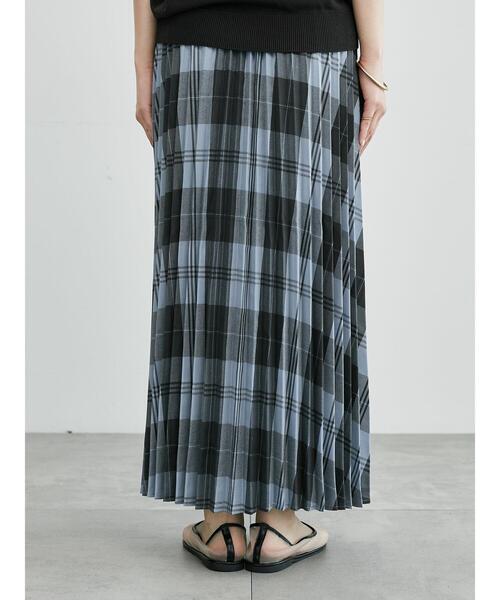 Lugnoncure（ルノンキュール）の「【選べる着丈】無地/柄アソートプリーツスカート（スカート・レディース・ブラウン/ブラック/チャコールグレー/グレー・ﾌﾘｰ(M)/ﾌﾘｰ(L)）」の16枚目の写真