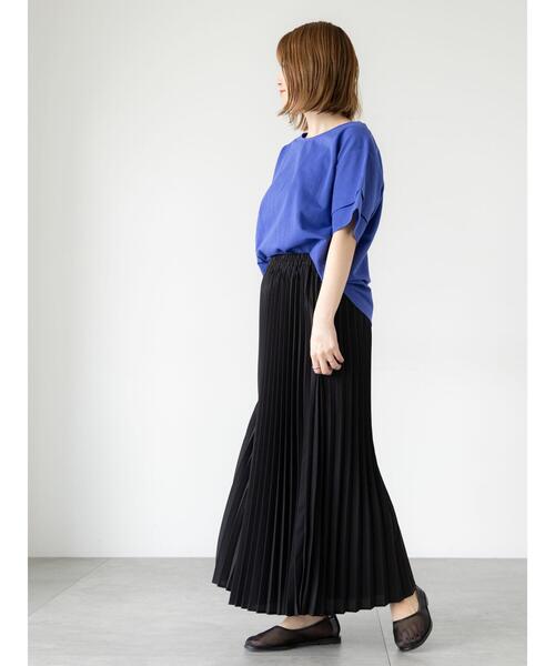 Lugnoncure（ルノンキュール）の「【選べる着丈】無地/柄アソートプリーツスカート（スカート・レディース・ブラウン/ブラック/チャコールグレー/グレー・ﾌﾘｰ(M)/ﾌﾘｰ(L)）」の21枚目の写真