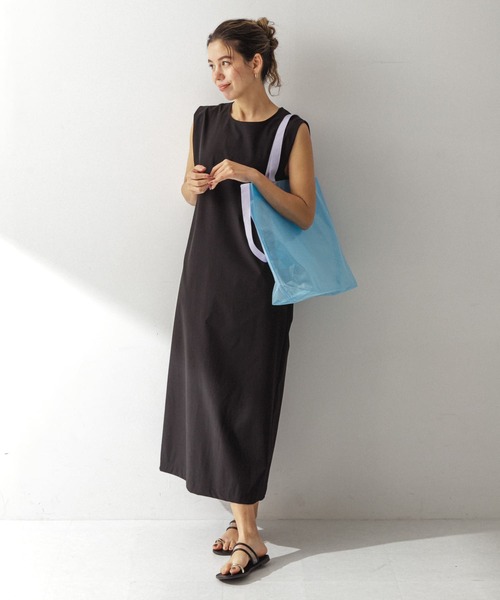 URBAN RESEARCH Sonny Label（アーバンリサーチサニーレーベル）の「ビッグプールバッグ（トートバッグ・レディース・ホワイト/ブラック/ブルー・ONE）」の10枚目の写真