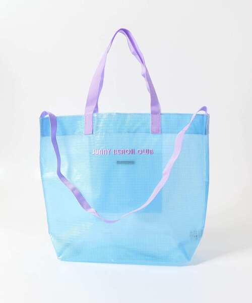 URBAN RESEARCH Sonny Label（アーバンリサーチサニーレーベル）の「ビッグプールバッグ（トートバッグ・レディース・ホワイト/ブラック/ブルー・ONE）」の17枚目の写真