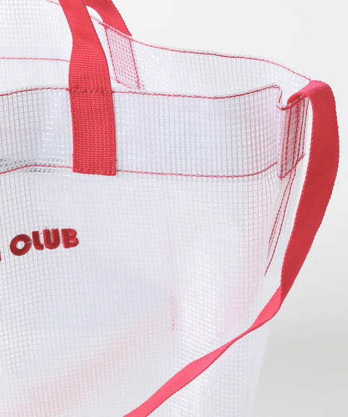 URBAN RESEARCH Sonny Label（アーバンリサーチサニーレーベル）の「ビッグプールバッグ（トートバッグ・レディース・ホワイト/ブラック/ブルー・ONE）」の22枚目の写真