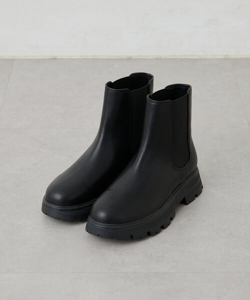 THE PAUSE(ザ ポーズ)の「【THE PAUSE】撥水サイドゴアブーツ(ブーツ・レディース・ブラック・36/37/38)」の5枚目の写真
