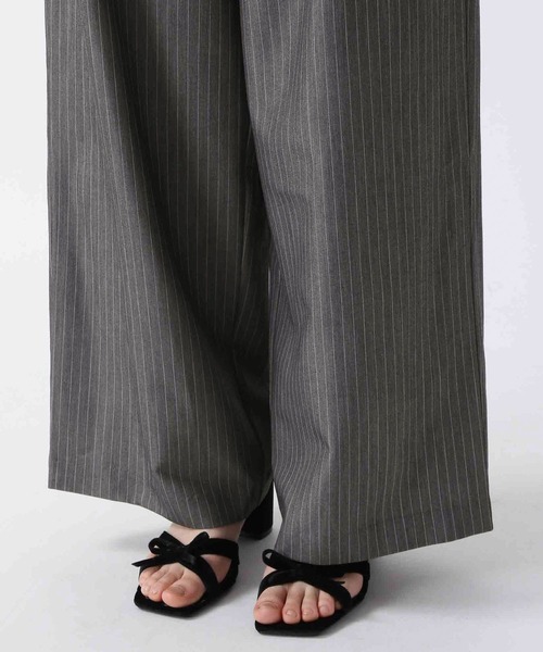 FOREVER 21（フォーエバー トゥエンティーワン）の「【2025SS】ストライプスラックス（スラックス・レディース・ネイビー/グレー・MEDIUM/SMALL）」の16枚目の写真