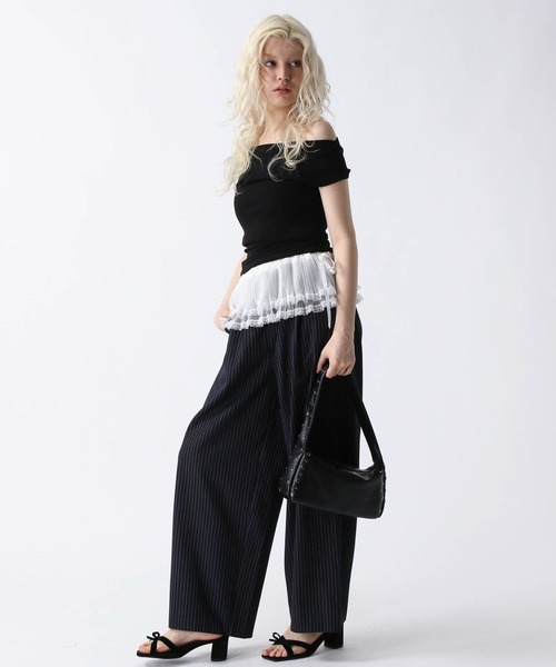 2025SS JUNYA WATANABE ブラック プリーツスカート S（JUNYA