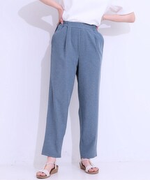 SHOO・LA・RUE | 【SS-3L/ひんやり/吸水速乾/UV】軽量でさらりと穿ける テーパードパンツ(その他パンツ)