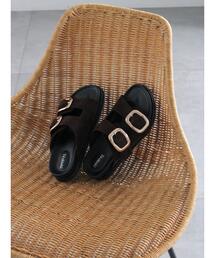 Te chichi | ビジューベルトフットベットサンダル(サンダル)