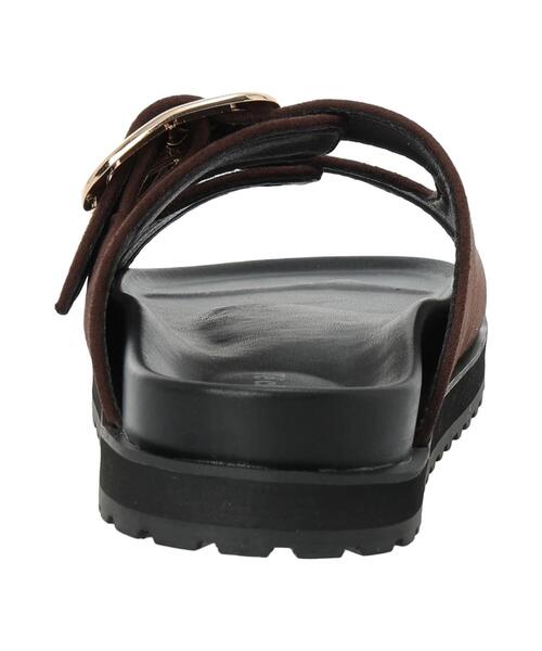 Te chichi（テチチ）の「ビジューベルトフットベットサンダル（サンダル・レディース・ブラック/ダークブラウン・37/38）」の8枚目の写真