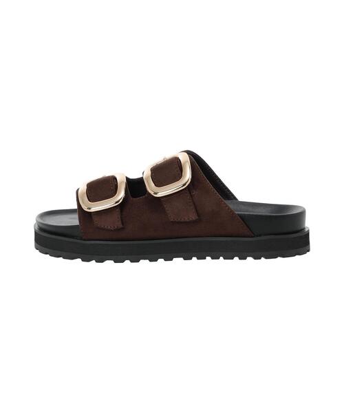 Te chichi（テチチ）の「ビジューベルトフットベットサンダル（サンダル・レディース・ブラック/ダークブラウン・37/38）」の9枚目の写真