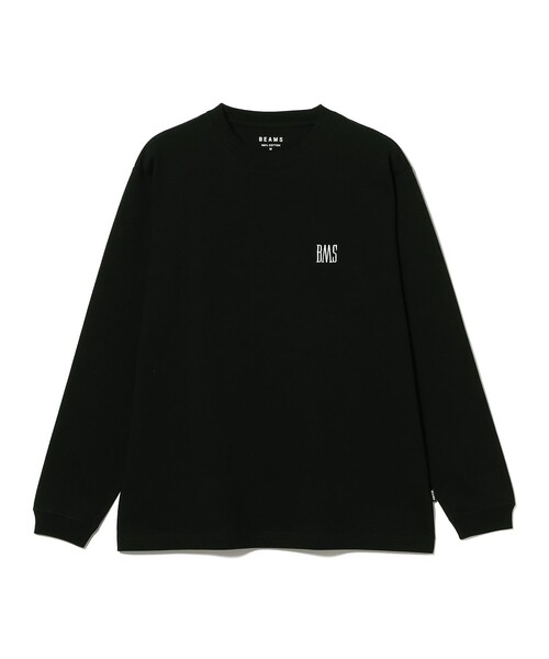 BEAMS(ビームス)の「BMSロゴ ロングスリーブ Tシャツ(Tシャツ/カットソー・メンズ・ブラック/ホワイト/ネイビー・SMALL/MEDIUM/LARGE/X-LARGE/XX-LARGE)」の4枚目の写真