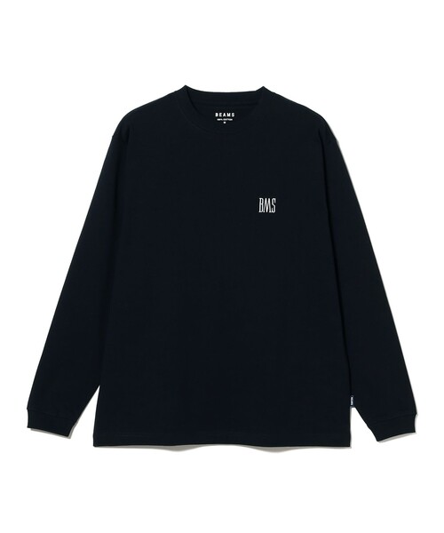 BEAMS(ビームス)の「BMSロゴ ロングスリーブ Tシャツ(Tシャツ/カットソー・メンズ・ブラック/ホワイト/ネイビー・SMALL/MEDIUM/LARGE/X-LARGE/XX-LARGE)」の9枚目の写真