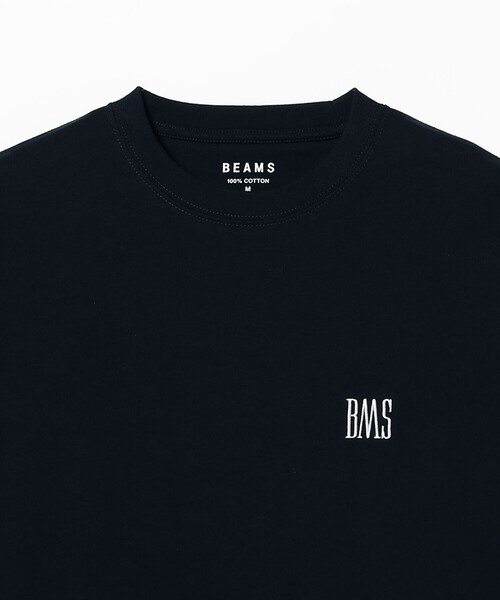 BEAMS(ビームス)の「BMSロゴ ロングスリーブ Tシャツ(Tシャツ/カットソー・メンズ・ブラック/ホワイト/ネイビー・SMALL/MEDIUM/LARGE/X-LARGE/XX-LARGE)」の10枚目の写真