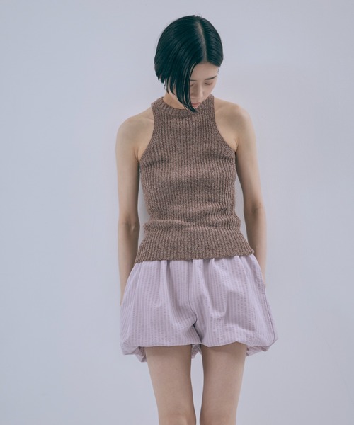 EN NEUME（エンノイム）の「Vintage Stripe Balloon Pants（その他パンツ・レディース・ブラウン/ピンク/ネイビー・FREE）」の5枚目の写真
