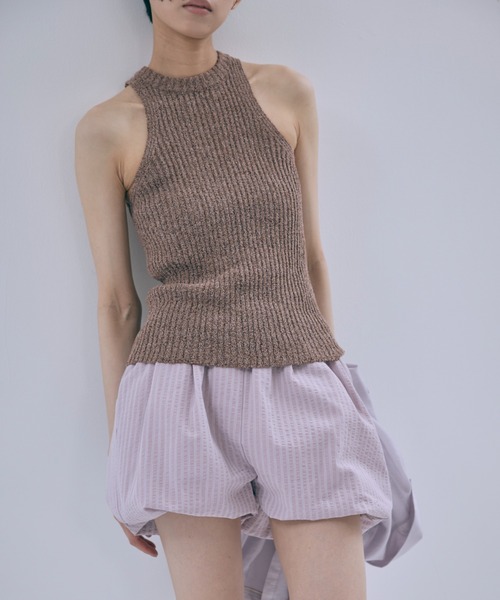 EN NEUME（エンノイム）の「Vintage Stripe Balloon Pants（その他パンツ・レディース・ブラウン/ピンク/ネイビー・FREE）」の8枚目の写真