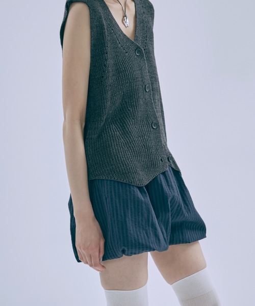 EN NEUME（エンノイム）の「Vintage Stripe Balloon Pants（その他パンツ・レディース・ブラウン/ピンク/ネイビー・FREE）」の20枚目の写真