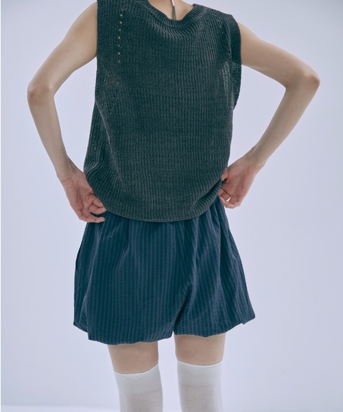 EN NEUME（エンノイム）の「Vintage Stripe Balloon Pants（その他パンツ・レディース・ブラウン/ピンク/ネイビー・FREE）」の21枚目の写真