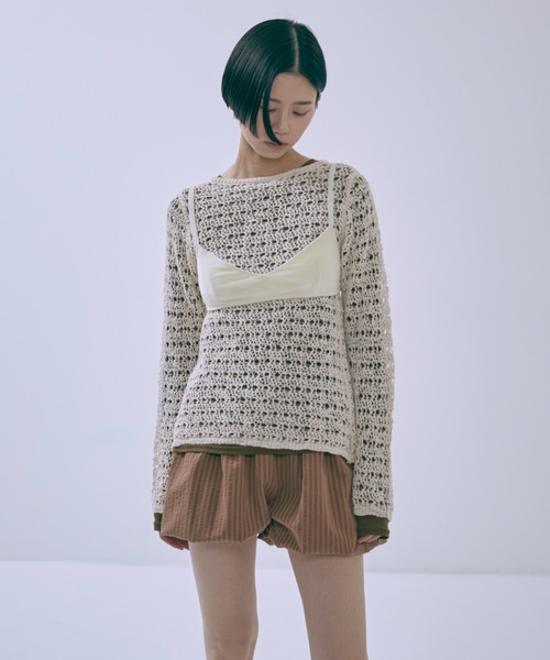 EN NEUME（エンノイム）の「Vintage Stripe Balloon Pants（その他パンツ・レディース・ブラウン/ピンク/ネイビー・FREE）」の15枚目の写真