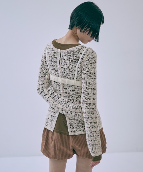 EN NEUME（エンノイム）の「Vintage Stripe Balloon Pants（その他パンツ・レディース・ブラウン/ピンク/ネイビー・FREE）」の16枚目の写真