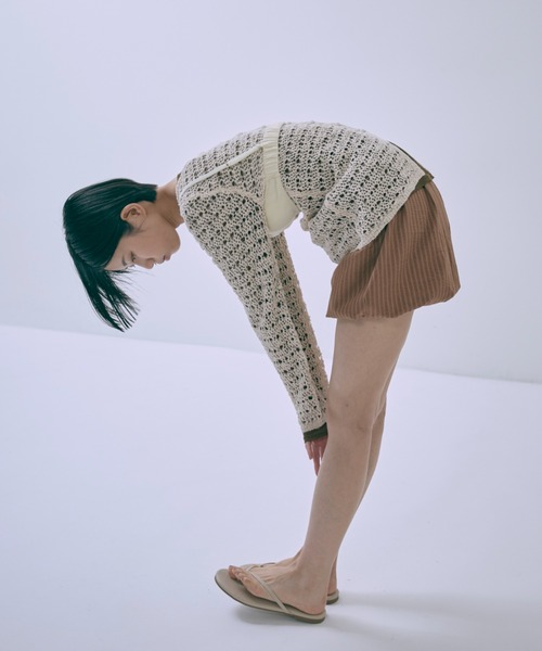 EN NEUME（エンノイム）の「Vintage Stripe Balloon Pants（その他パンツ・レディース・ブラウン/ピンク/ネイビー・FREE）」の18枚目の写真