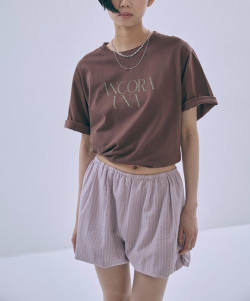 EN NEUME（エンノイム）の「Vintage Stripe Balloon Pants（その他パンツ・レディース・ブラウン/ピンク/ネイビー・FREE）」の4枚目の写真