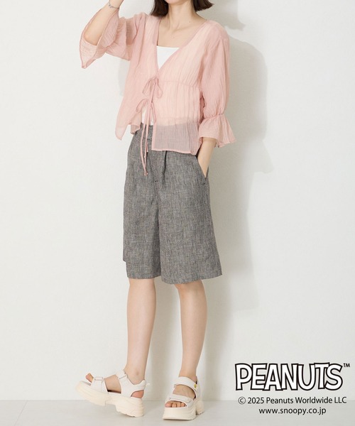 ORiental TRaffic(オリエンタルトラフィック)の「PEANUTS デザイン スポーツ サンダル /51236(サンダル・レディース・ブラック/アイボリー・S/M/L/LL)」の7枚目の写真